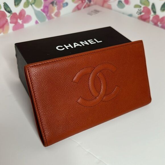 💯Authentic Chanel Caviar Bifold Long Wallet🍀 - Picture 13 of 16